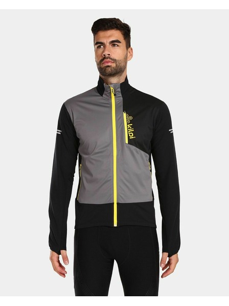 Kilpi Pánská běžecká bunda Kilpi NORDIM-M Šedá