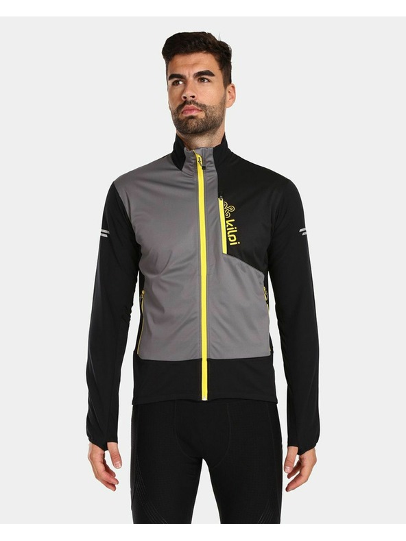 Kilpi Pánská běžecká bunda Kilpi NORDIM-M Šedá