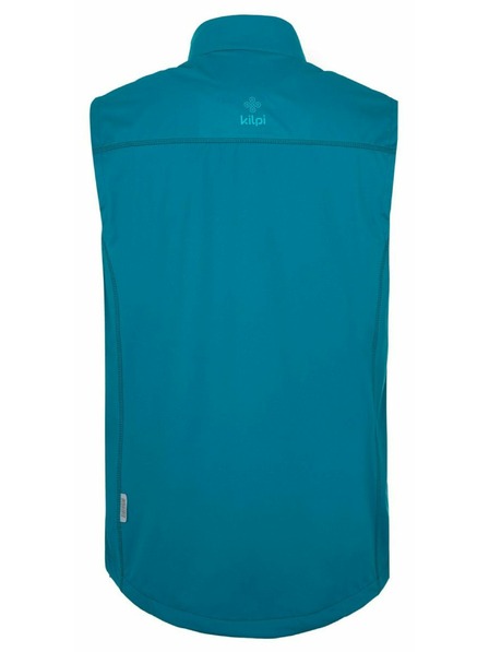 Kilpi Pánská softshellová vesta Kilpi RIELLO-M Tyrkysová
