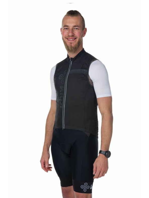 Kilpi Pánská cyklistická vesta Kilpi FLOW-M Černá