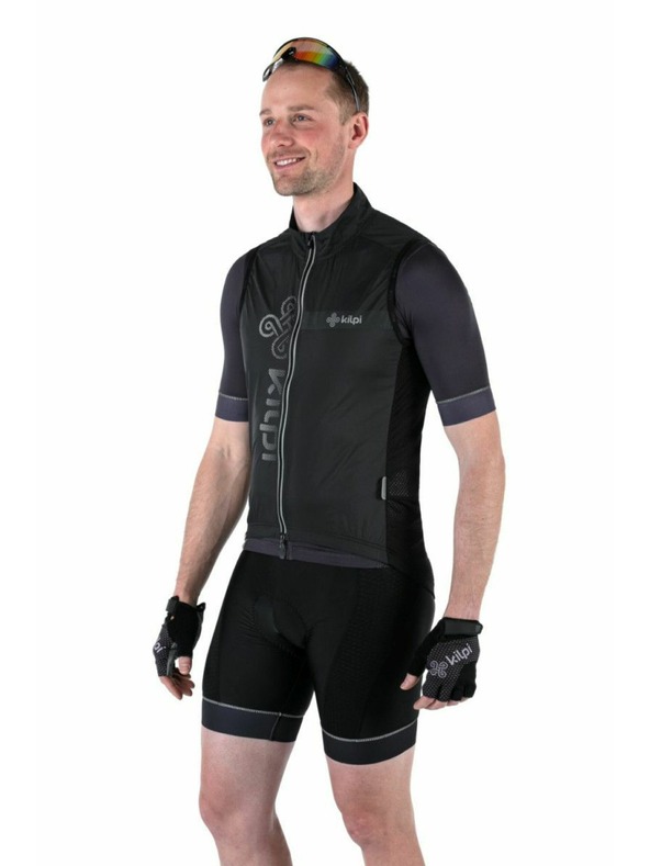 Kilpi Pánská cyklistická vesta Kilpi FLOW-M Černá