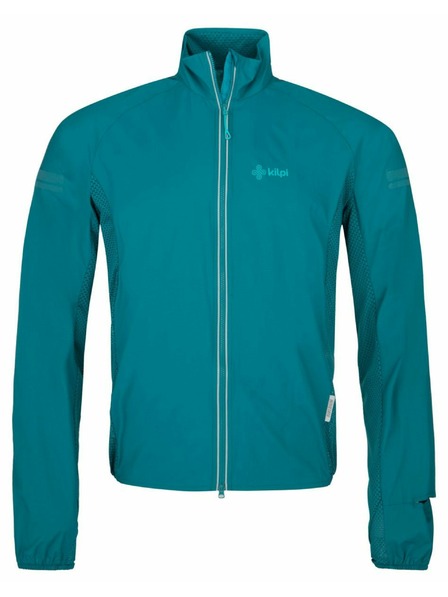 Kilpi Pánská běžecká bunda Kilpi TIRANO-M Tyrkysová