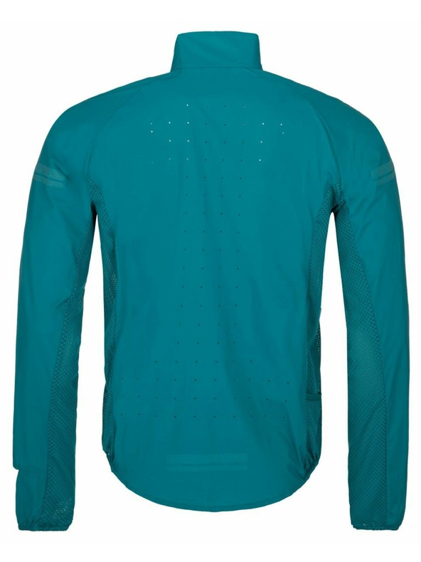 Kilpi Pánská běžecká bunda Kilpi TIRANO-M Tyrkysová