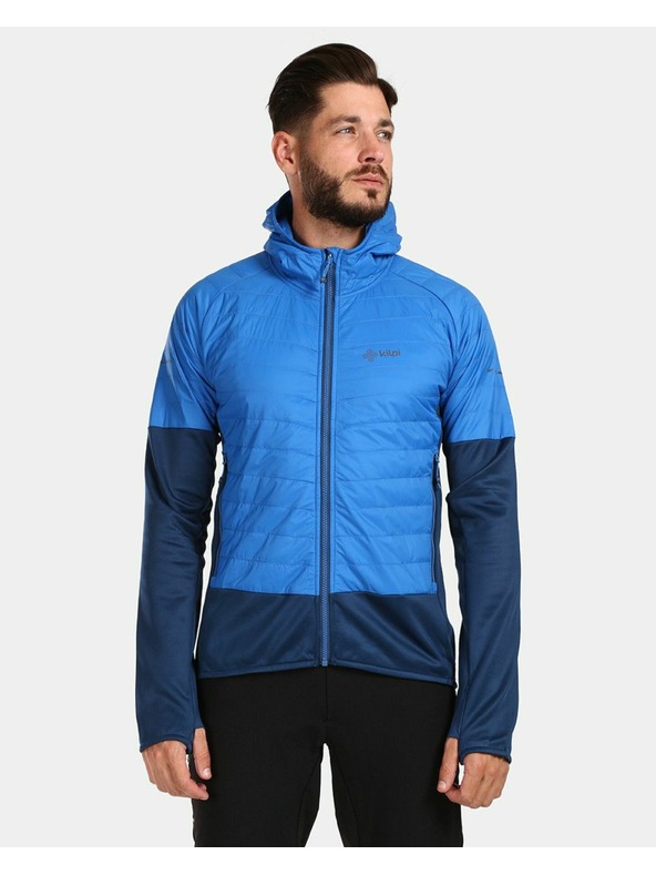 Kilpi Pánská zateplená mikina Kilpi GARES-M Modrá
