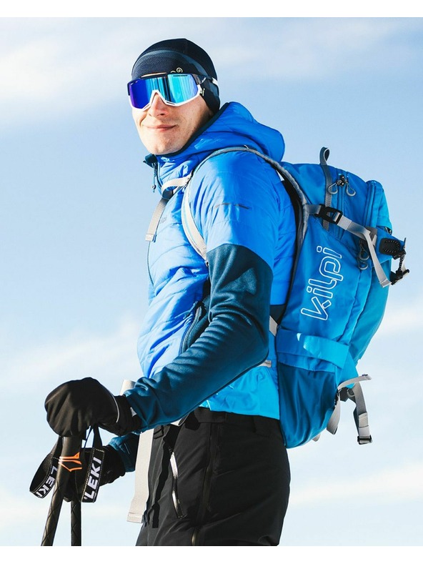 Kilpi Pánská zateplená mikina Kilpi GARES-M Modrá