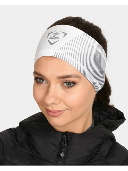 Kilpi Unisex běžecká čelenka Kilpi BRILLIANS-U Bílá