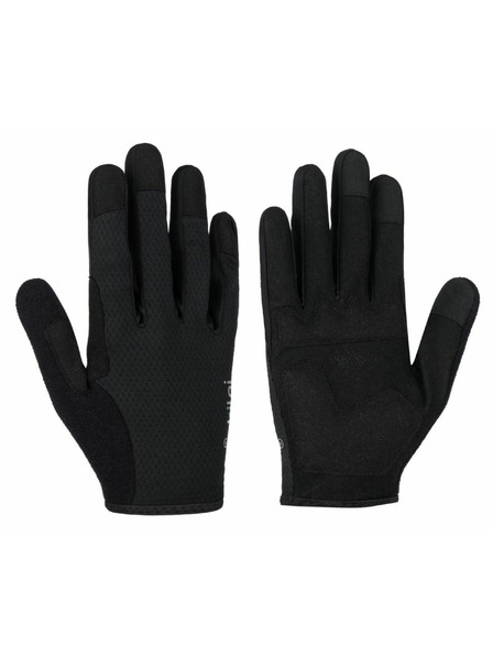Kilpi Unisex cyklistické rukavice Kilpi FINGERS-U Černá