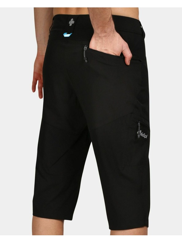 Kilpi Pánské outdoorové 3/4 kalhoty Kilpi OTARA-M Černá