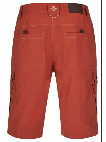 Kilpi Pánské bavlněné kraťasy Kilpi BREEZE-M Tmavě červená