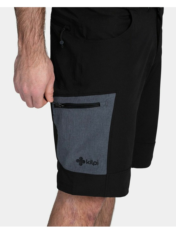 Kilpi Pánské outdoorové kraťasy Kilpi NAVIA-M Černá