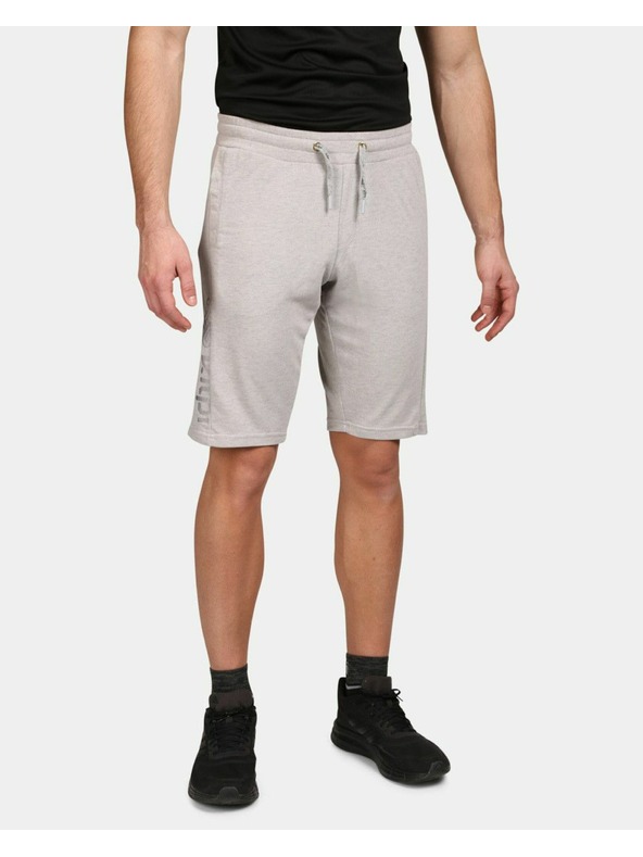 Kilpi Pánské bavlněné kraťasy Kilpi TUSCON-M Světle šedá