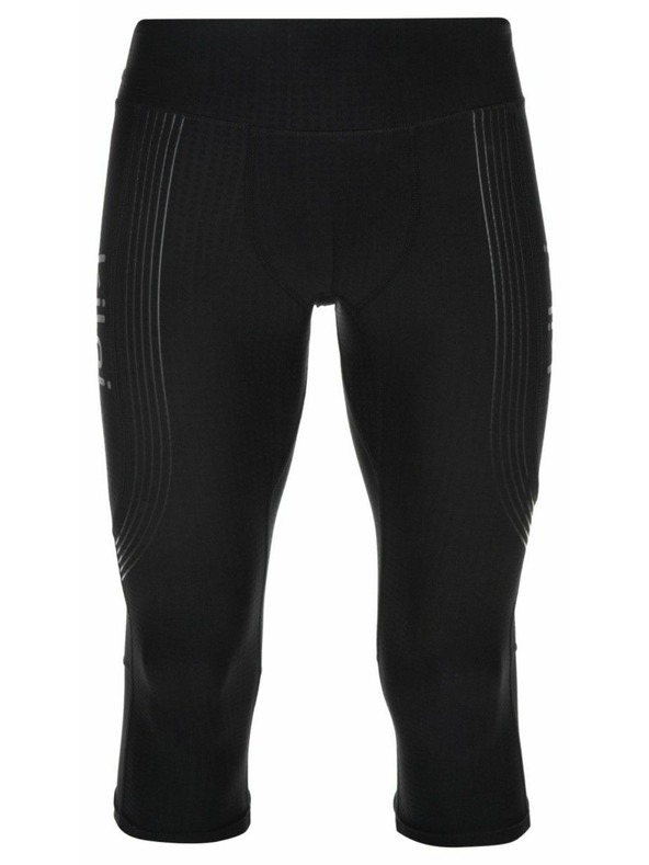 Kilpi Pánské běžecké 3/4 legíny Kilpi TERRY-M Černá