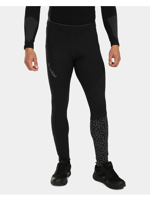 Kilpi Pánské běžecké legíny Kilpi ALEXO-M Černá