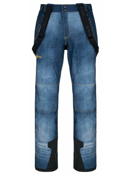 Kilpi Pánské softshellové lyžařské kalhoty Kilpi JEANSO-M Tmavě modrá