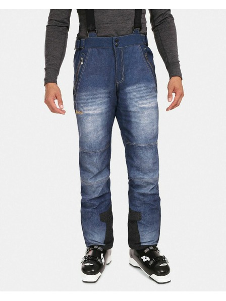 Kilpi Pánské softshellové lyžařské kalhoty Kilpi JEANSO-M Tmavě modrá