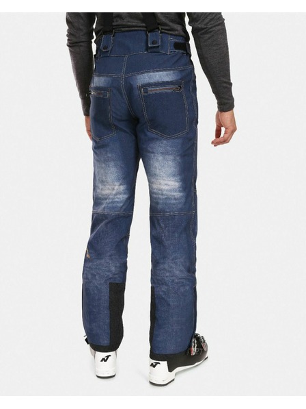 Kilpi Pánské softshellové lyžařské kalhoty Kilpi JEANSO-M Tmavě modrá