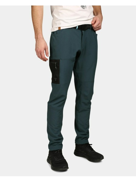 Kilpi Pánské outdoorové kalhoty Kilpi LIGNE-M Tmavě zelená