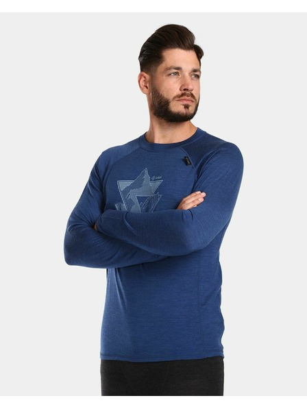 Kilpi Pánské termoprádlo s dlouhým rukávem Kilpi MAVORA TOP-M Tmavě modrá