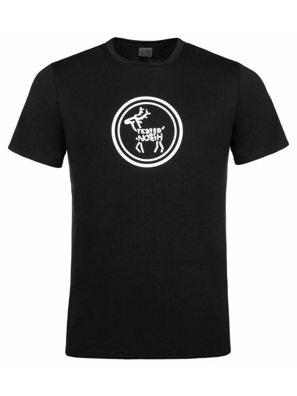 Kilpi Pánské tričko s krátkým rukávem Kilpi BRANDYS-M Černá