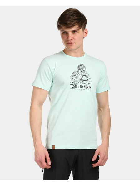 Kilpi Pánské bavlněné tričko Kilpi DISCOVER-M Mentolová
