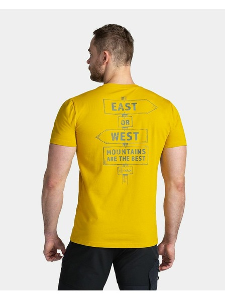 Kilpi Pánské bavlněné triko Kilpi BANDE-M Zlatá