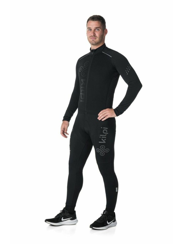 Kilpi Pánský cyklistický dres s dlouhým rukávem Kilpi CAMPOS-M Černá