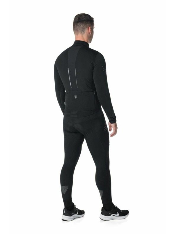 Kilpi Pánský cyklistický dres s dlouhým rukávem Kilpi CAMPOS-M Černá