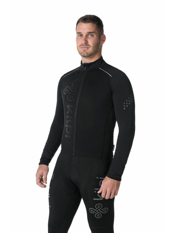 Kilpi Pánský cyklistický dres s dlouhým rukávem Kilpi CAMPOS-M Černá