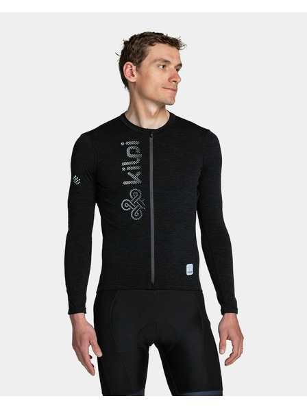 Kilpi Pánský cyklistický dres s dlouhým rukávem Kilpi SONET-M Tmavě šedá