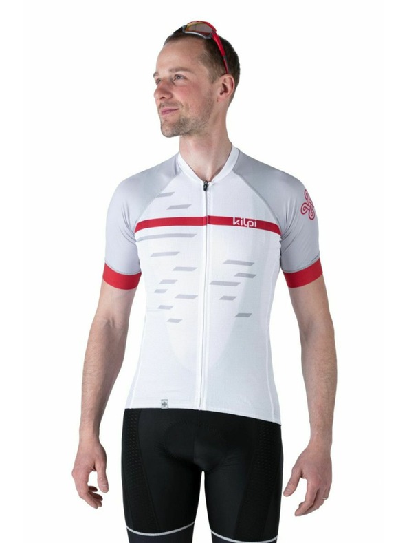 Kilpi Pánský cyklistický dres Kilpi VENETO-M Bílá
