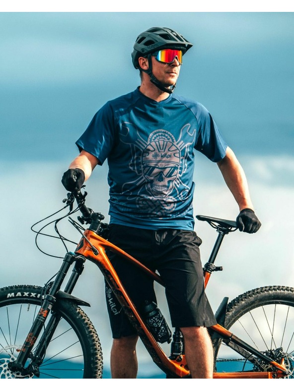 Kilpi Pánský cyklistický dres Kilpi REMIDO-M Tmavě modrá