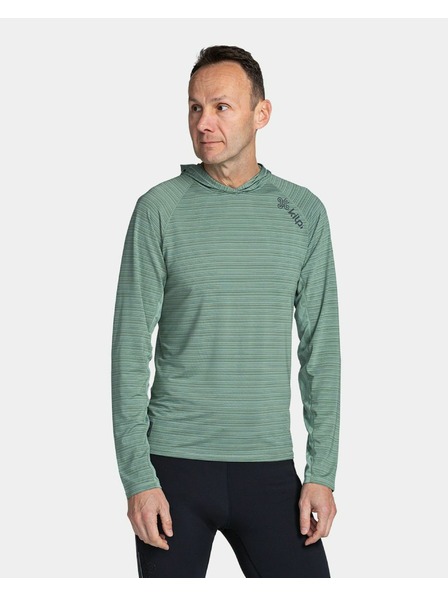 Kilpi Pánské funkční tričko s dlouhým rukávem Kilpi AILEEN-M Tmavě zelená