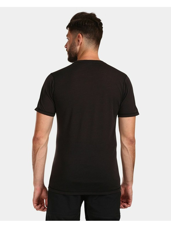 Kilpi Pánské tričko z merino vlny Kilpi SLOPER-M Černá