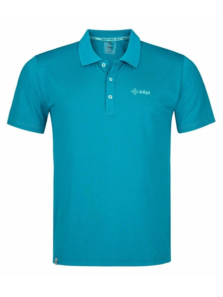 Kilpi Pánské funkční polo tričko Kilpi COLLAR-M Tyrkysová