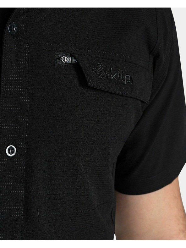 Kilpi Pánská outdoorová košile Kilpi BOMBAY-M Černá