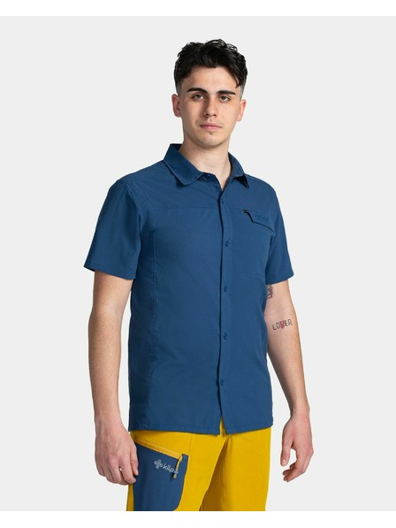 Kilpi Pánská outdoorová košile Kilpi BOMBAY-M Tmavě modrá