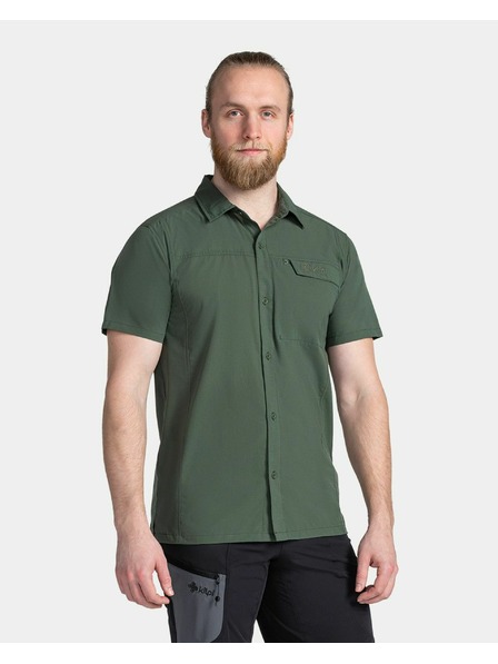 Kilpi Pánská outdoorová košile Kilpi BOMBAY-M Tmavě zelená