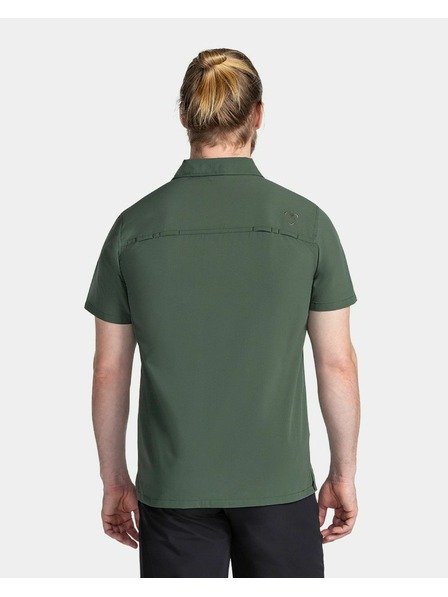 Kilpi Pánská outdoorová košile Kilpi BOMBAY-M Tmavě zelená