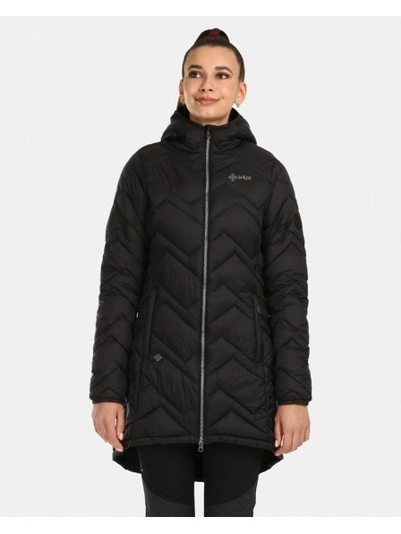 Kilpi Dámský zateplený kabát Kilpi LEILA-W Černá