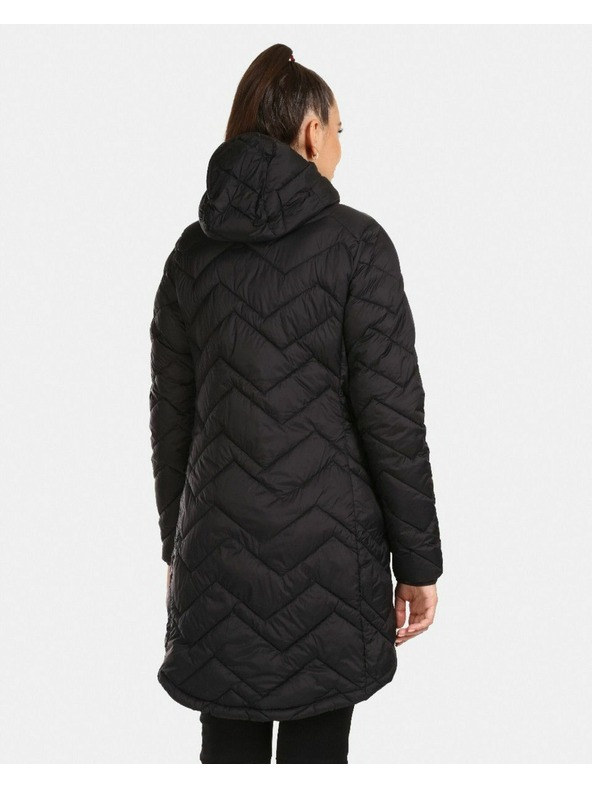 Kilpi Dámský zateplený kabát Kilpi LEILA-W Černá