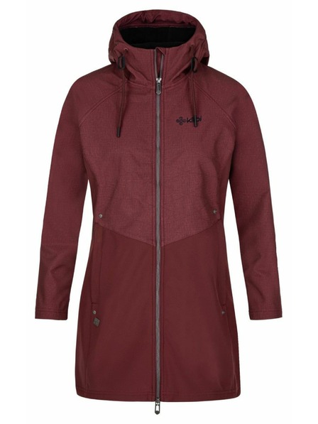 Kilpi Dámský softshellový kabát Kilpi LASIKA-W Tmavě červená