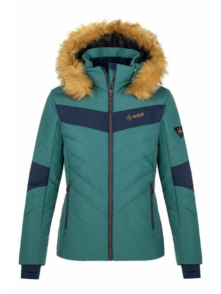 Kilpi Dámská lyžařská bunda Kilpi ALISIA-W Tmavě zelená