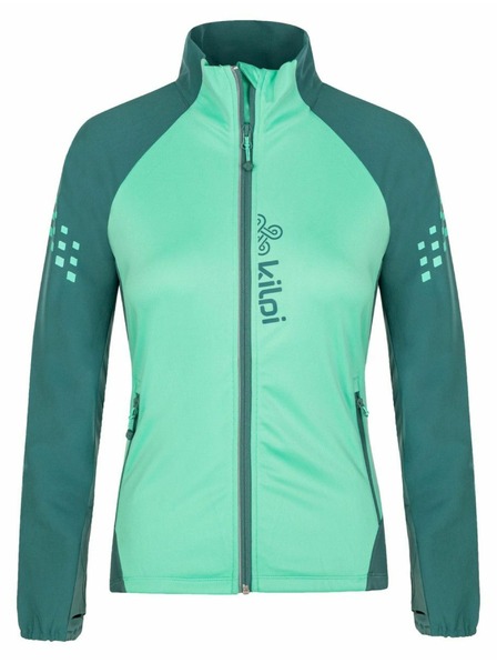 Kilpi Dámská běžecká bunda Kilpi NORDIM-W Tmavě zelená