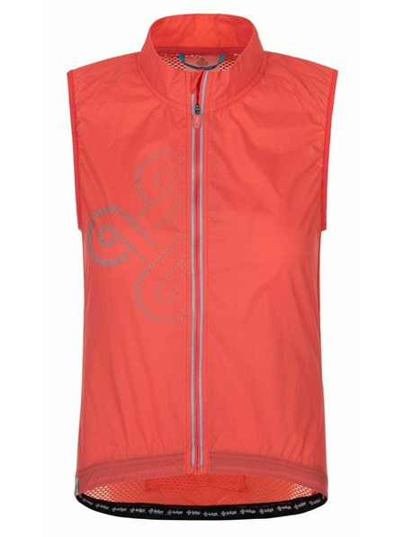 Kilpi Dámská cyklistická vesta Kilpi FLOW-W Korálová