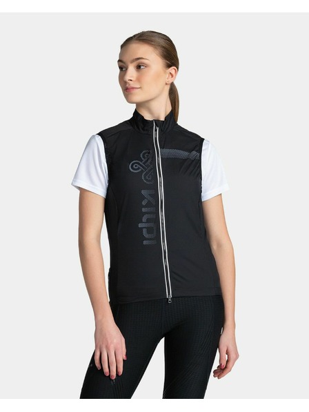 Kilpi Dámská větruodolná vesta Kilpi FLOW-W Černá