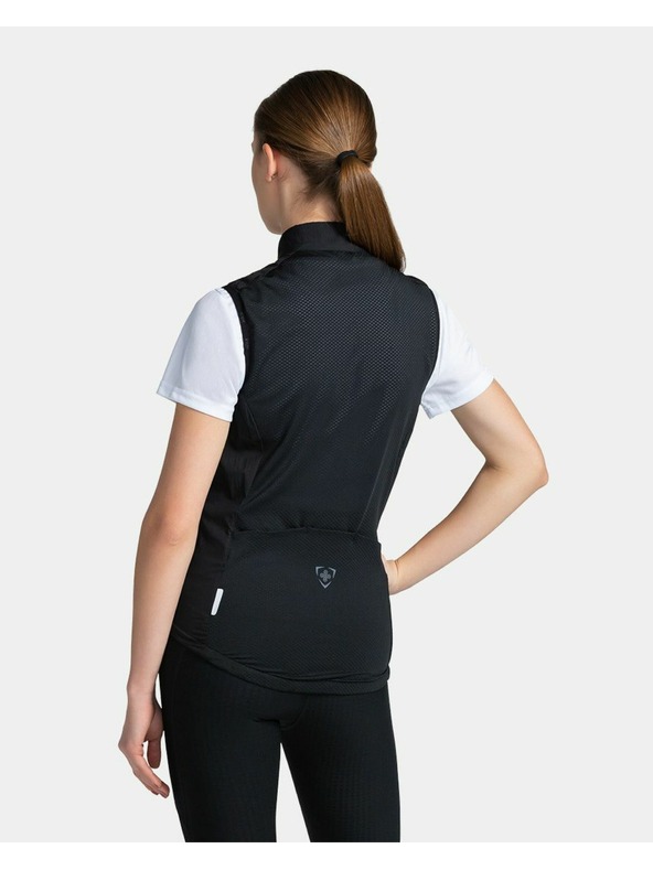 Kilpi Dámská větruodolná vesta Kilpi FLOW-W Černá