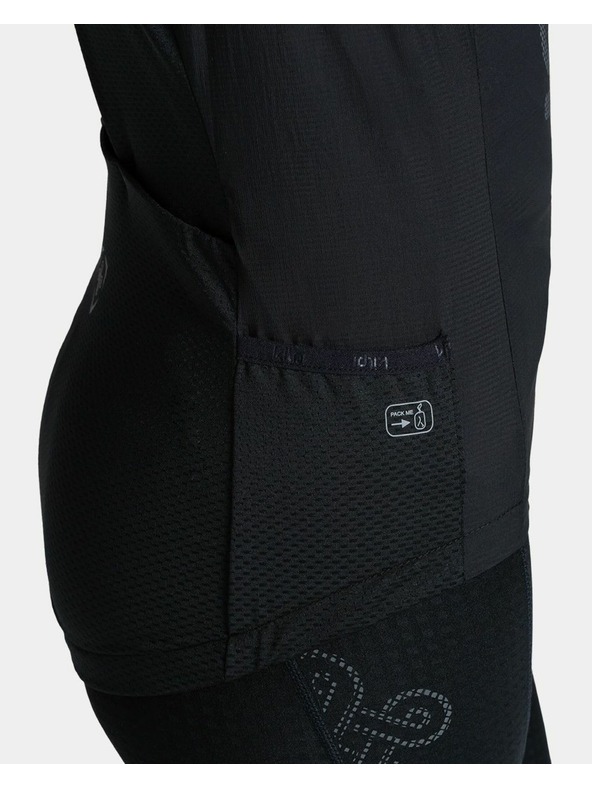 Kilpi Dámská větruodolná vesta Kilpi FLOW-W Černá