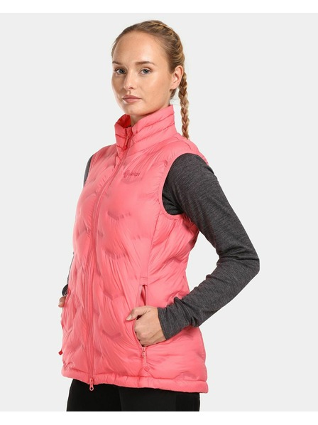 Kilpi Dámská zateplená vesta Kilpi NAI-W Růžová