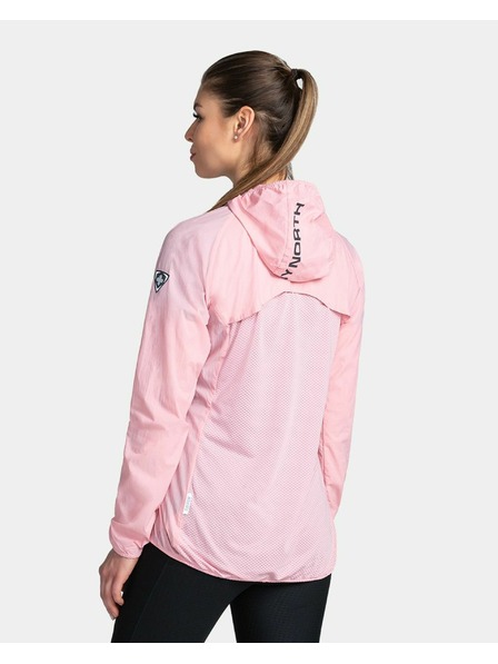 Kilpi Dámská ultralehká běžecká bunda Kilpi ANORI-W Světle růžová