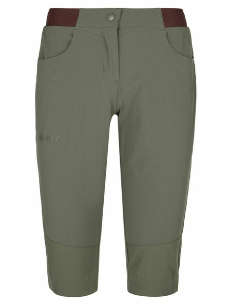 Kilpi Dámské outdoorové 3/4 kalhoty Kilpi MEEDIN-W Khaki